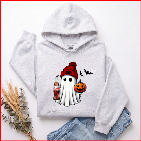 Diet Coke Ghost Hoodie