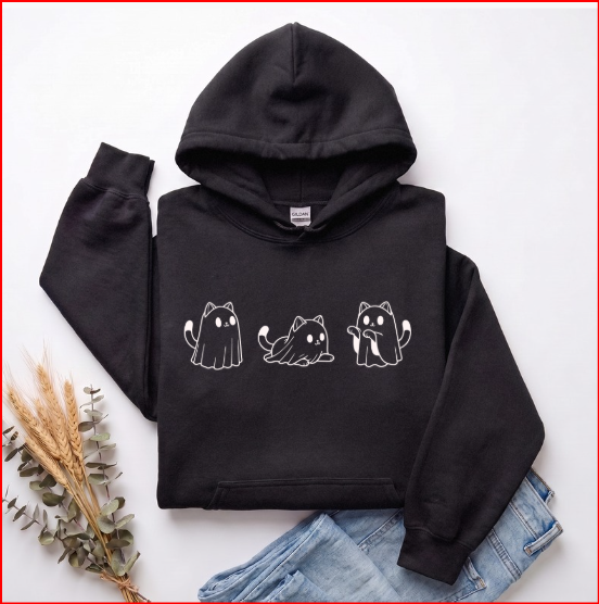 Ghost Kitty Hoodie