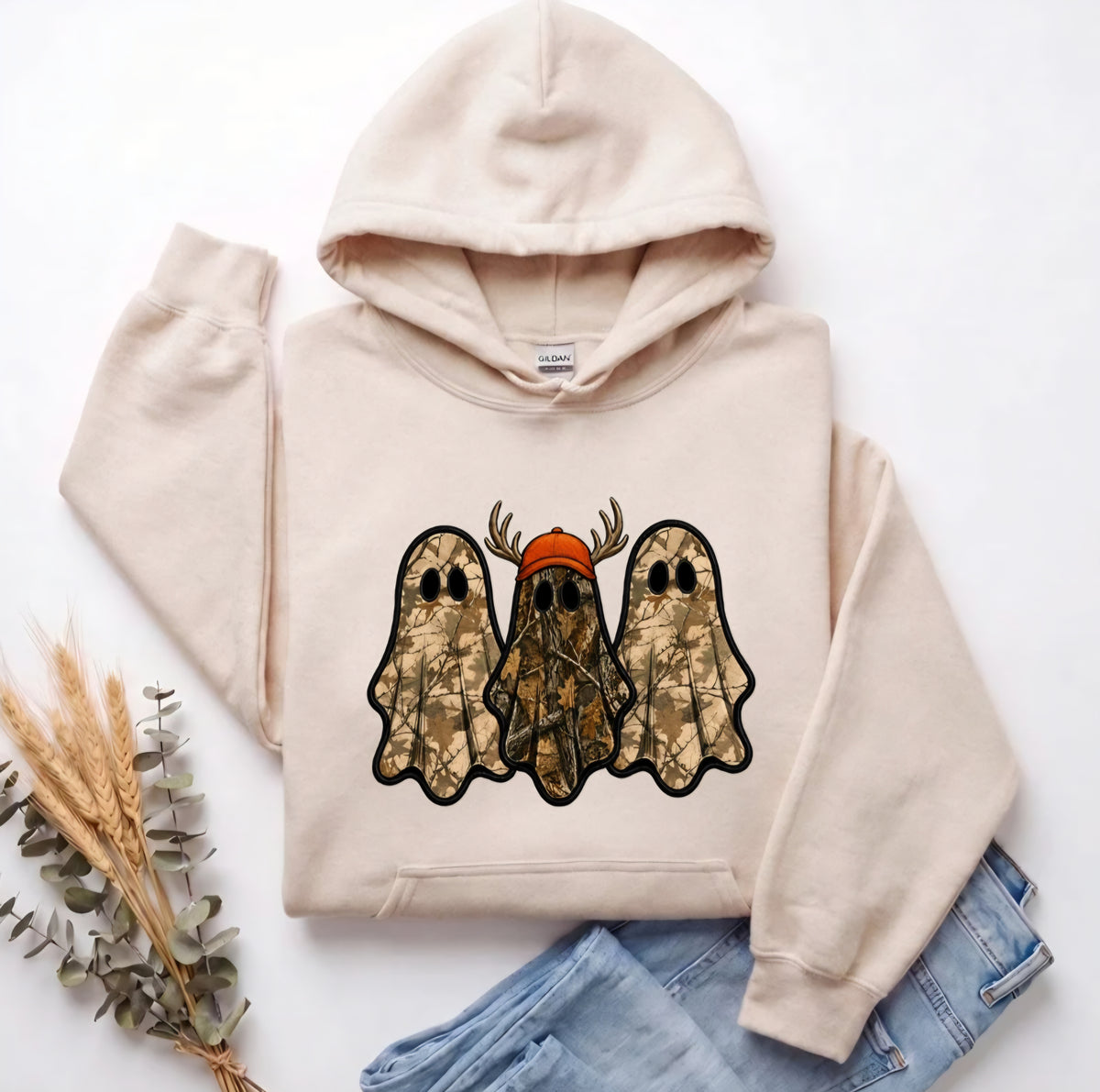 Camo Ghost Hoodie