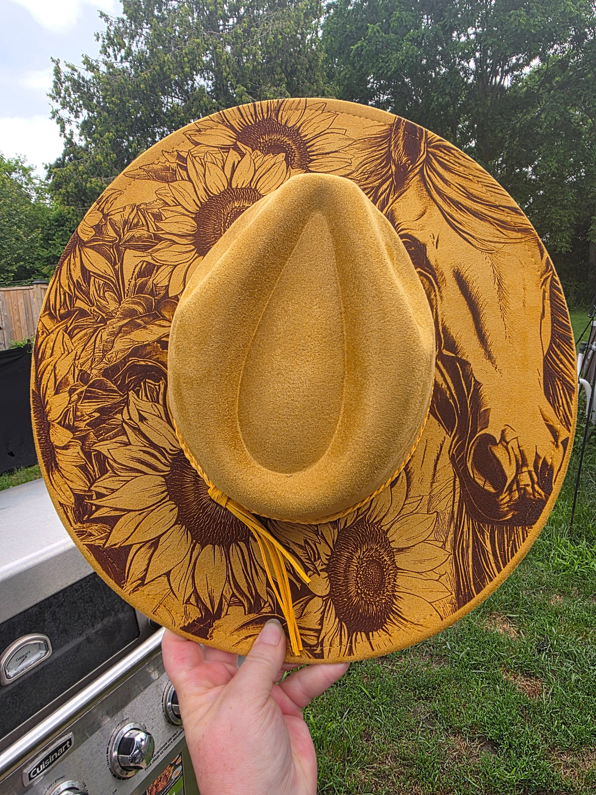 Horse and Sunflowers Hat